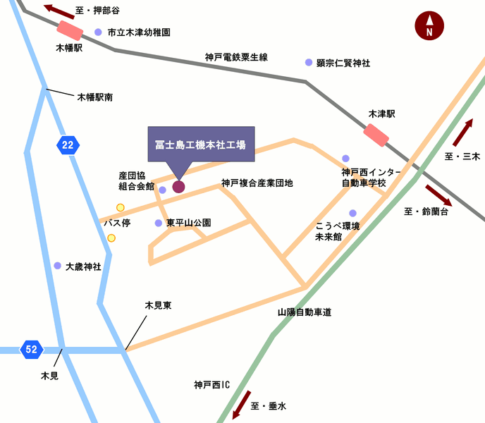 本社地図